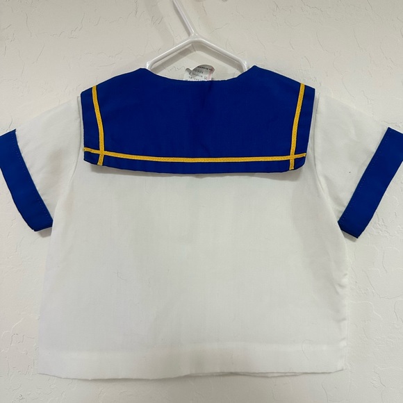 Vintage sailor appliqué button-down - Picture 3 of 3